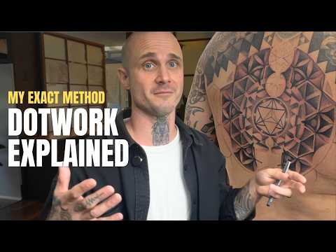 My Sacred Geometry Tattoo Process (Dotwork Explained)